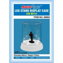 09862 | Trumpeter Model Plastic Display Case 84x115mm W/ LED -Outlet Crafted Scale Store TRU 09862 54 1200x800 1