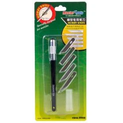09908 | Trumpeter Master Tools Hobby Craft Modelers Knife W/ Assorted Blades