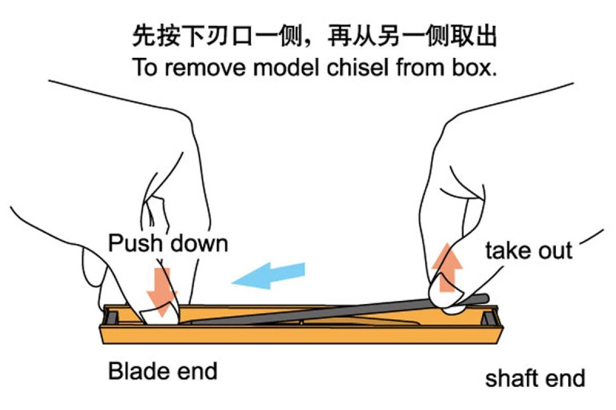 09926 | Trumpeter Master Tools Modelers Round 2mm Chisel 3 09926 | Trumpeter Master Tools Modelers Round 2mm Chisel - Image 3