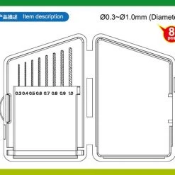 09954 | Trumpeter Master Tools 0.3, 0.4, 0.5, 0.6, 0.7, 0.8, 0.9, 1.0mm Craft Drill Set -Outlet Crafted Scale Store TRU 09954 53 1200x800 1
