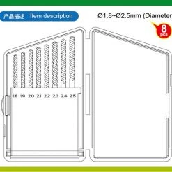09956 | Trumpeter Master Tools 1.8, 1.9, 2.0, 2.1, 2.2, 2.3, 2.4, 2.5mm Craft Drill Set -Outlet Crafted Scale Store TRU 09956 53 1200x800 1