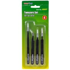 09957 | Trumpeter Master Tools Modelers Tweezers Set 4Pcs