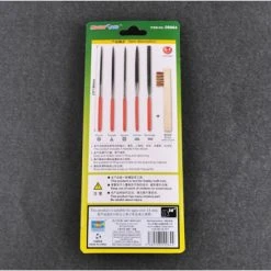 09964 | Trumpeter Master Tools Modelers Diamond File & Brass Brush Assorted Set 6Pcs -Outlet Crafted Scale Store TRU 09964 52 1200x800 1