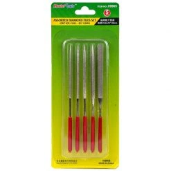 09965 | Trumpeter Master Tools Modelers Diamond File Assorted Set 5Pcs
