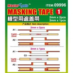 09997 | Trumpeter 5mm, 8mm & 12mm Masking Tape 7 09997 | Trumpeter 5mm, 8mm & 12mm Masking Tape -Outlet Crafted Scale Store TRU 09997 04 1200x800 1