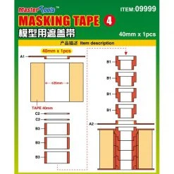 09999 | Trumpeter 40mm Masking Tape 6 09999 | Trumpeter 40mm Masking Tape -Outlet Crafted Scale Store TRU 09999 03 1200x800 1